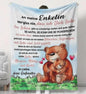 Personalisierte Kuscheldecke "An Meine Enkelin "