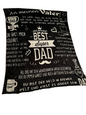 Kuscheldecke für Papa mit Spruch