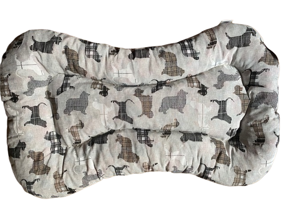 Semi-Bone-Camacan-Kissen 90 x 55cm (Hundeknochenkissen ) 6 verschiedene Muster