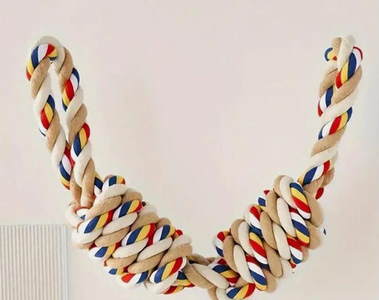Hundespielzeugseil 40 cm – Langlebig, Sicher & Zahnpflegend