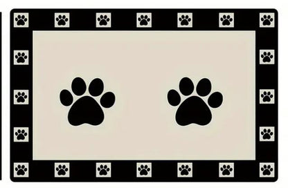 Futtermatte , Futternapfunterlage ,Fressmatte Saugfähig für Hunde Katzen