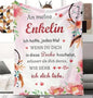 Personalisierte Kuscheldecke "An Meine Enkelin " von OMA