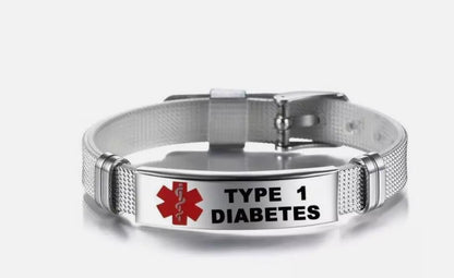 SOS Notfall Armband für Diabetes/Epilepsie/Alzheimer/Asthma