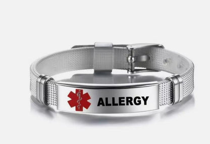 SOS Notfall Armband für Diabetes/Epilepsie/Alzheimer/Asthma