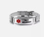 SOS Notfall Armband für Diabetes/Epilepsie/Alzheimer/Asthma