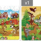 2er Set Puzzle 80 Teile Apfelfarm+ Tierwelt Für Kinder ab 3-4 Jahr