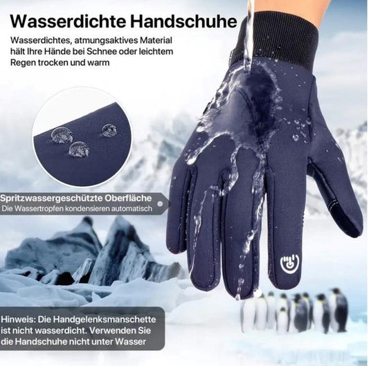 Winter warme Handschuhe Unisex, wasserdichte Winter Touchscreen-Handschuhe