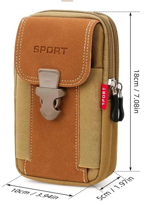 Herren Hüfttasche | Gürteltasche Nylon für Handy & Outdoor