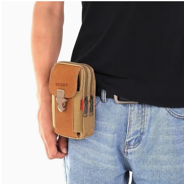 Herren Hüfttasche | Gürteltasche Nylon für Handy & Outdoor