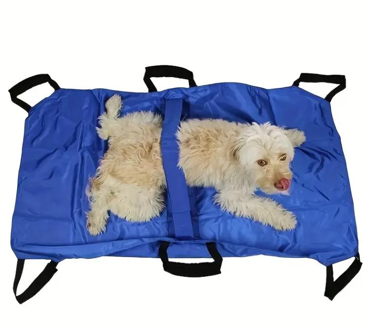 Notfall-Tiertrage Mit Sicherheitsgurt, bis 110Kg Transporttrage Für Hunde