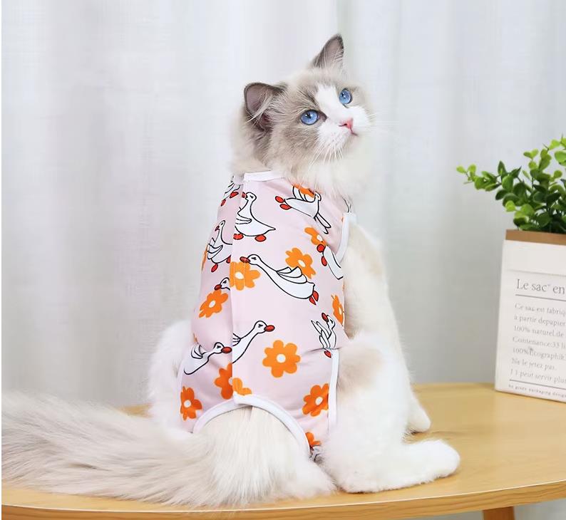 OP-Body für Katzen & kleine Hunde | Wundschutz & Komfort | in 5 Größen & süßen Farben