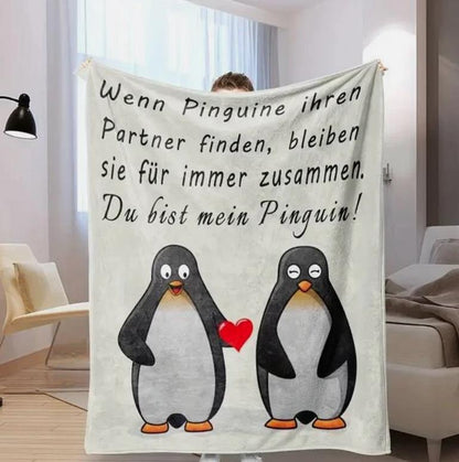 Liebesbrief per Kuscheldecke "An meinen Frau "150x200